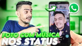 Como Postar FOTO com MÚSICA no Status do whatsapp 2021