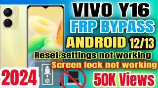 Vivo y16(v2204) frp bypass android 12/13, ( all Vivo frp game over)🏌️