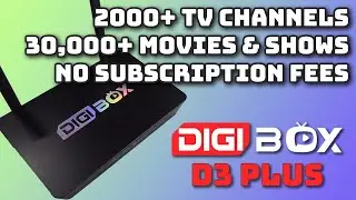 Free Streaming TV, Movies and Series - DigiBox D3 Plus Android TV Box Review