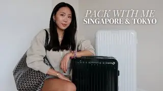 PACK WITH ME FOR SINGAPORE & TOKYO • HOW TO PACK DESIGNER BAGS, TRAVEL ESSENTIALS, PACKING TIPS