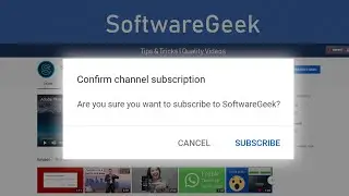 How to create YouTube Channel Subscribe Confirmation Link?