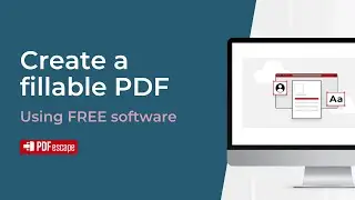 Create fillable PDF documents for free with PDF Escape