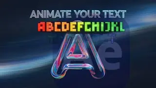 FREE Adobe After Effects Animate Letter Template Download NOW!