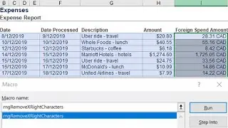 Remove x characters from right of cell using Excel VBA