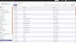 How to Import Chart of Accounts from CSV or Excel File | Odoo Apps Features #odoo16 #importchart