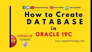 How to create database in oracle 19c step by step