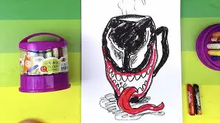 Как нарисовать ВЕНОМА
