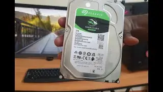 Installing a Seagate Barracuda 2TB Internal Hard drive - 3.5 inch