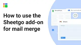 Sheetgo Add-on for Google Sheets mail merge