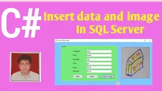 Insert data with image in Sql server database in C#