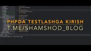 PHPda testlashga kirish | PHPUnit