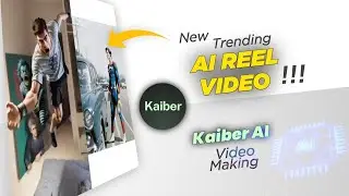 New trending AI reel video edit | stable diffusion reel Editing tutorial | kaiber ai tutorial | AI