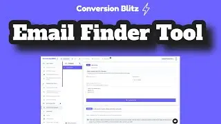 Email Finder Tool| Email Extractor| Email Marketing Tools + Sales Prospecting| Conversion Blitz