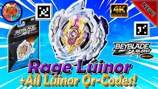 New Rage Lúinor Qr-CODE Pro Series + All Old | Новый Qr-Код Raid Lúinor - Beyblade Burst Pro Series