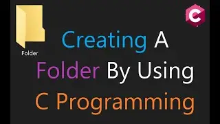 How to crate a folder by using C language.