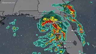 Florida, Georgia and South Carolina for Hurricane Debby impact