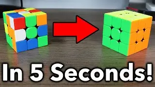 How to ACTUALLY Solve A Rubik's Cube In 5 Seconds