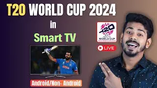 T20 World Cup 2024 Live on Android TV - How to watch T20 World Cup 2024 in Smart TV