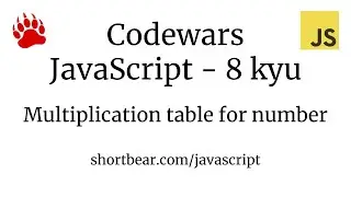 Codewars - Javascript -  Multiplication table for number