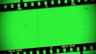 Film Strip Green Screen 4K (5 Video)