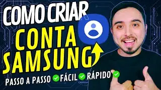 Como Criar Conta Samsung no Celular | Samsung Account