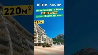 Апартаменты у Моря в Крыму 55 000 000 руб. Ласпи. Обзор апартаментов на ЮБК.