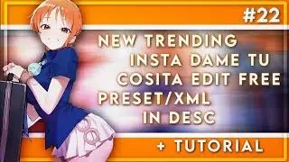 insta/tik tok trending dame tu cosita edit || preset/XML || alight motion || + tutorial || #22