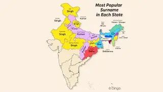 Most Common Surname in Each State #shorts