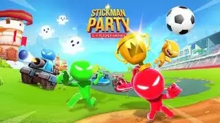 Играю в Stickman Party. Появились новые режимы.