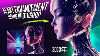 Enhancing AI Art in Photoshop for INCREDIBLE Results! // Midjourney 3000年 Human [4K]