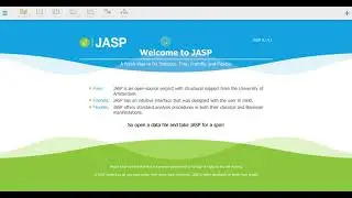 Интерфейс и возможности JASP