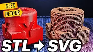 How to make a 3D model in Cardboard | xTool S1 Laser Cutter