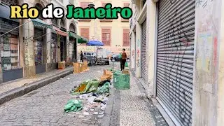 Exploring the Historic Center of Rio de Janeiro 【4K】June 2024