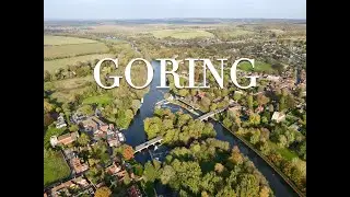 The Beauty of Goring-on-Thames, the Village of the Year from the Air | 4K Drone | Oxfordshire, UK