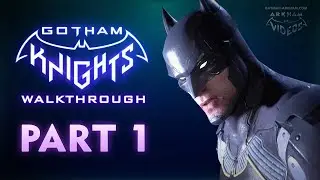 Gotham Knights Walkthrough - Part 1 - Intro [4K 60fps]