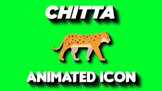 Chitta Animated Icon Green Screen Video | No Copyright