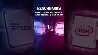 Intel Core i5 14600K vs AMD Ryzen 9 7900X3D #benchmark #amdvsintel #cpu