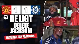 MANCHESTER UNITED 1-1 CHELSEA  ( NIGERIAN FANS REACTION) - Premier League 24-245 HIGHLIGHTS