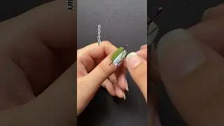 ✨💅Easy nail art with striping tape #nailart2024 #shorts #shortvideo