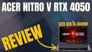 Acer Nitro V Gaming i5-13420H RTX 4050 review 🔥 Best laptop under 80k 🤑