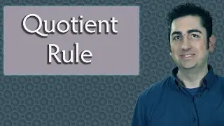 The Quotient Rule  (Calculus)