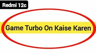 How to use game space, redmi 12c game turbo on kaise karen