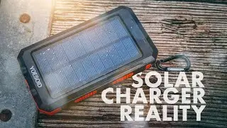 The Reality Behind Portable Solar Chargers! (20,000 mAh Yoesoid Review)