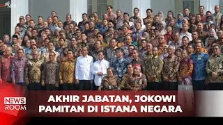 JOKOWI PAMITAN DI ISTANA DI PENGHUJUNG JABATAN JELANG PELANTIKAN PRESIDEN & WAPRES TERPILIH