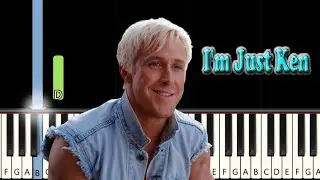 I'm Just Ken – Ryan Gosling / EASY / Piano Tutorial
