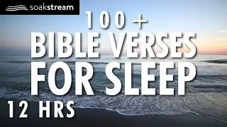 Bible Verses For Sleep | 100+ Healing Scriptures with Soaking Music | Audio Bible | 12 HRS