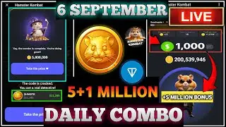 6 September Hamster Kombat Daily Combo Cards | Hamster Kombat Daily Combo Cards 6 September | Combo