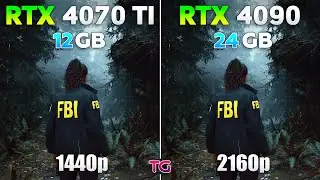 RTX 4070 Ti 1440p vs RTX 4090 4K - Test in 10 Games