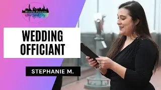 Stephanie, wedding officiant, in New York City
