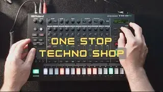 Live Techno Jam with just the Roland TR-8S! (with explanation captions)